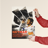 Neymar Jr – Santos FC Origins Poster